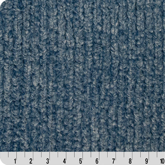 Luxe Cuddle Weave Dark Sea Fabric