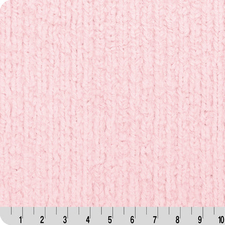 Luxe Cuddle Weave Ice Pink Fabric