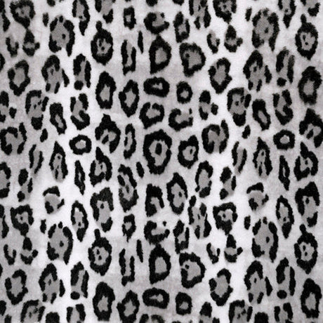 Luxe Cuddle Jaguar Print Fabric Alloy 58/60"