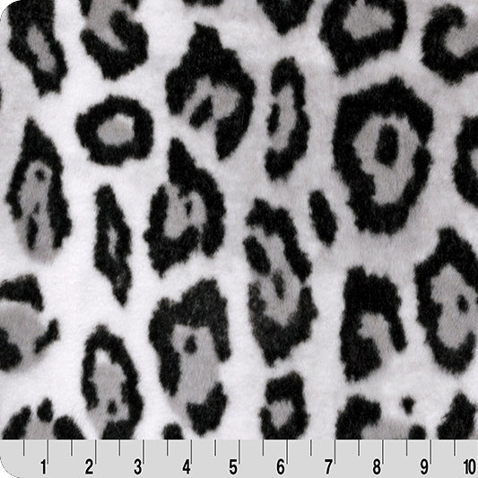 Luxe Cuddle Jaguar Print Fabric Alloy 58/60"