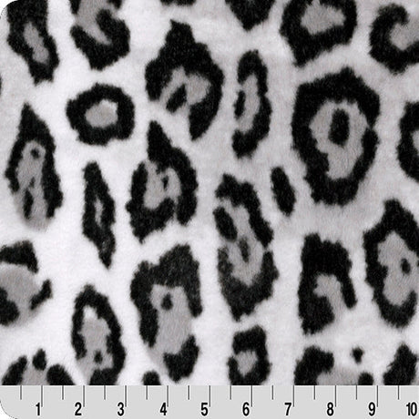Luxe Cuddle Jaguar Print Fabric Alloy 58/60"