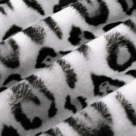 Luxe Cuddle Jaguar Print Fabric Alloy 58/60"