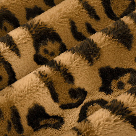 Cognac Luxe Cuddle Wild Jag Fabric