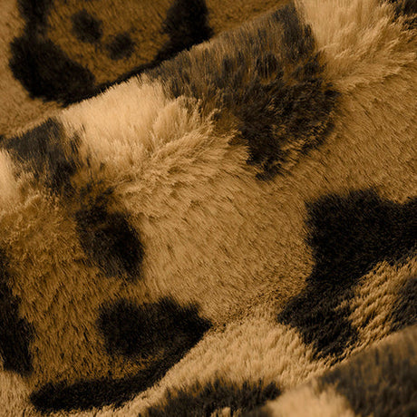 Cognac Luxe Cuddle Wild Jag Fabric