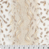 Luxe Cuddle Wild Lynx Ice Taupe Fabric