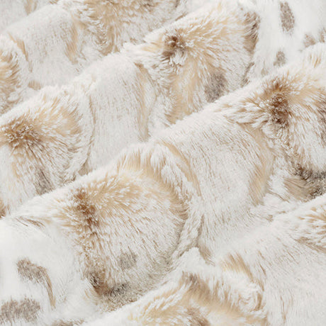 Luxe Cuddle Wild Lynx Ice Taupe Fabric