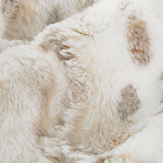 Luxe Cuddle Wild Lynx Ice Taupe Fabric