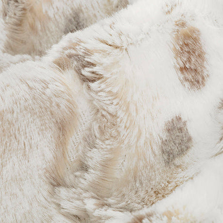 Luxe Cuddle Wild Lynx Ice Taupe Fabric