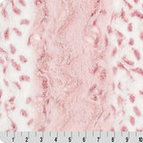 Luxe Cuddle Wild Lynx Wildrose Fabric 58-60"