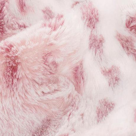 Luxe Cuddle Wild Lynx Wildrose Fabric 58-60"