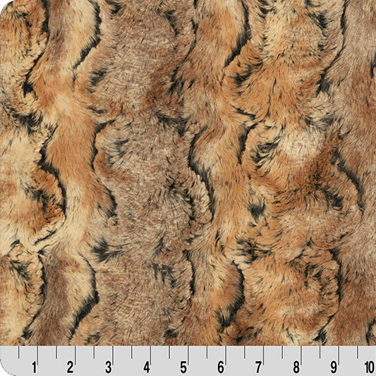 Luxe Cuddle Wild Rabbit Amber Fabric 58/60"