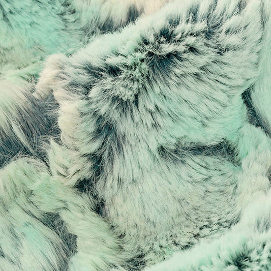 Luxe Cuddle Wild Rabbit Tidepool Fabric 58/60"
