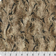 Luxe Cuddle Wild Rabbit Walnut Fabric 58/60"