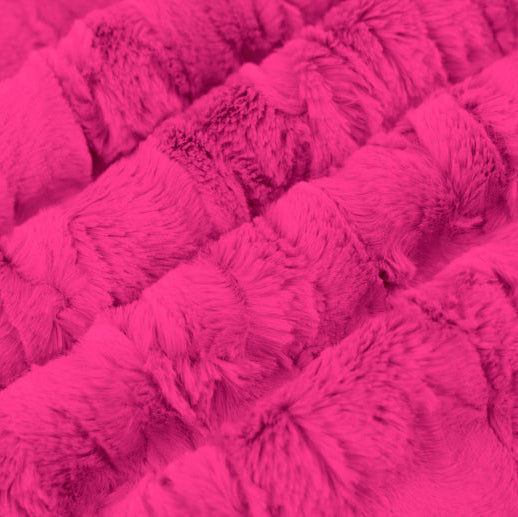 Luxe Cuddle Willow Think Pink Minky Fabric