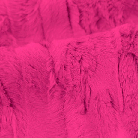 Luxe Cuddle Willow Think Pink Minky Fabric