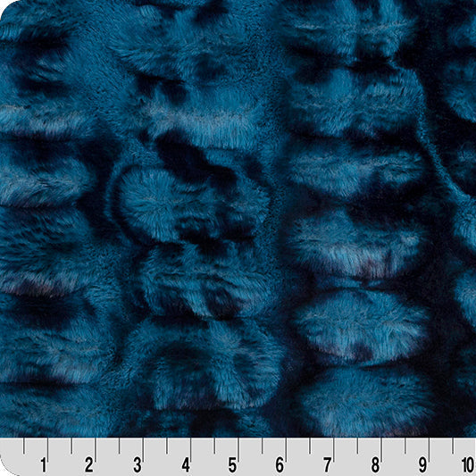 Luxe Cuddle Milan Enzo Dark Sea Fabric 58/60"