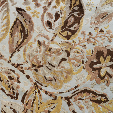Rayon Cut Velvet Upholstery Fabric Lyanna Floral