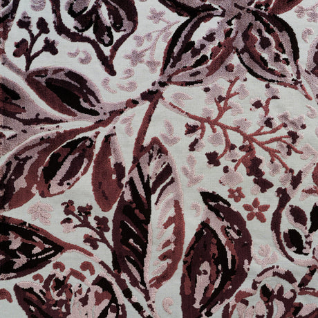 Rayon Cut Velvet Upholstery Fabric Lyanna Floral
