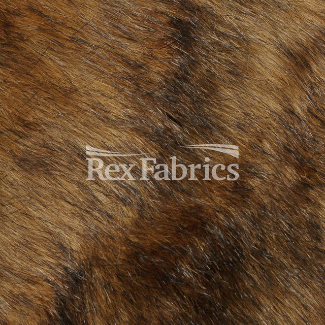 Lynx Fur Polyester Faux Fur Fabric - Lynx Print, 58/60" Width (1 Yard)