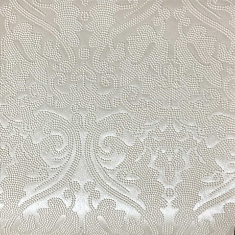 Vinyl Upholstery Fabric Parisian Embossed Damask