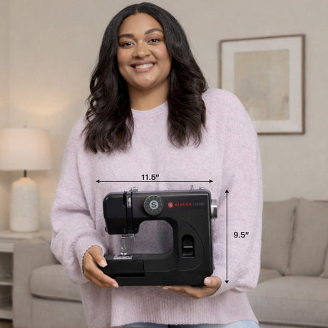 Singer M1000 Sewing Machine - Black, 32 Stitch Applications (1 Unit)