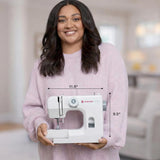 SINGER M1000 Mending Machine - Portable Sewing Machine, 32 Stitch Applications, Light To Medium-Weight Fabrics (1 Unit)