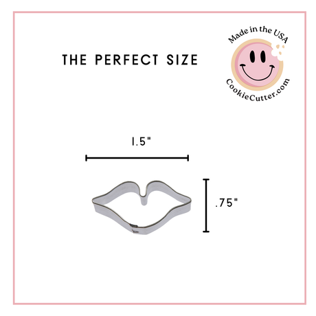 Mini Lips Cookie Cutter 1.6 in M176