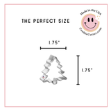 Mini Christmas Tree Cookie Cutter 1.75 in M190