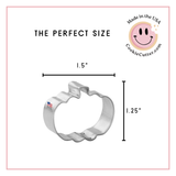 Mini Pumpkin Cookie Cutter 1.5 in M191