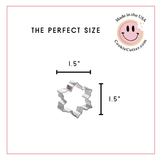 Mini Snowflake Cookie Cutter 1.5 in M193