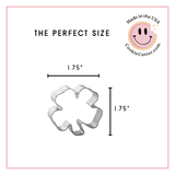 Mini Four Leaf Clover Cookie Cutter 1.75 in M197