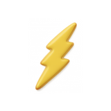 Mini Lightning Bolt Cookie Cutter 2 in M199