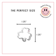 Mini Shamrock Cookie Cutter 1.5 in M56