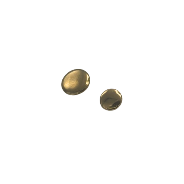 Gold Metal Button - Gold Metal Button Fabric