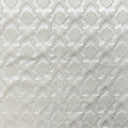 Magda Fabric 100 Percent Polyester Fabric - Shiny Diamond/Round-Shaped Damask Embossed Jacquard, 55" Width (1 Yard)