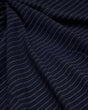 Pinstripe Linen Blend Navy