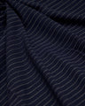 Pinstripe Linen Blend Navy