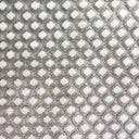 Malia Circular Cut Velvet Fabric - Two Toned Circle Pattern, 55" Width (1 Yard)
