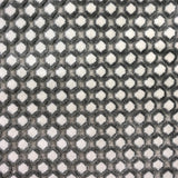 Malia Circular Cut Velvet Fabric - Two Toned Circle Pattern, 55" Width (1 Yard)