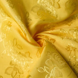 Floral Jacquard Satin Fabric - Floral Woven Brocade, 60" Width