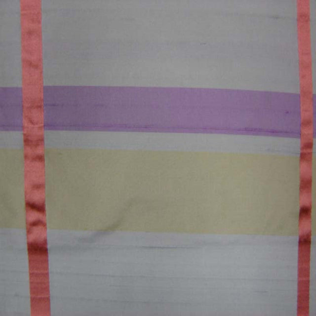 Manhattan Silk Fabric - Multicolored Stripe, 54" Width (1 Yard)