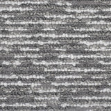 Manson Textured Boucle Linen Look Polyester Acrylic Fabric - Silver, Gray, Black, 61" Width (1 Yard)