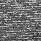 Manson Textured Boucle Linen Look Polyester Acrylic Fabric - Silver, Gray, Black, 61" Width (1 Yard)