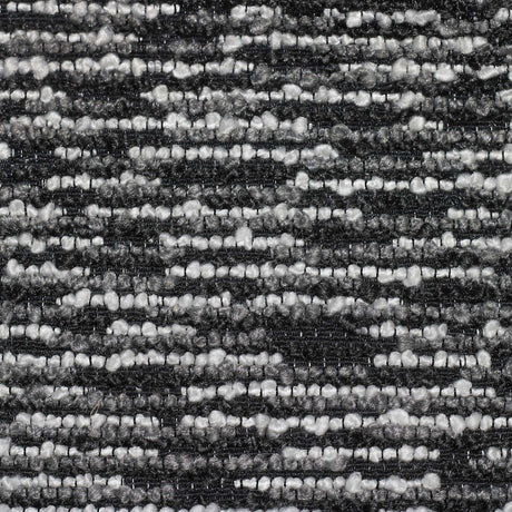 Manson Textured Boucle Linen Look Polyester Acrylic Fabric - Silver, Gray, Black, 61" Width (1 Yard)
