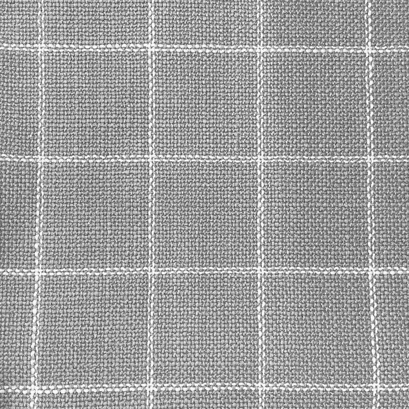 Mariah Fabric - Linen Look Checkered Square Pattern, 55" Width (1 Yard)