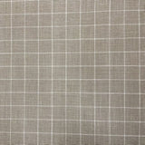 Mariah Fabric - Linen Look Checkered Square Pattern, 55" Width (1 Yard)