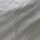 Marilyn Fabric Silk Fabric - Diamond Embroidered Floral, 54" Width (1 Yard)
