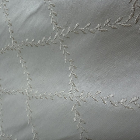 Marilyn Fabric Silk Fabric - Diamond Embroidered Floral, 54" Width (1 Yard)