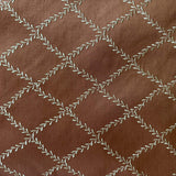 Marilyn Fabric Silk Fabric - Diamond Embroidered Floral, 54" Width (1 Yard)