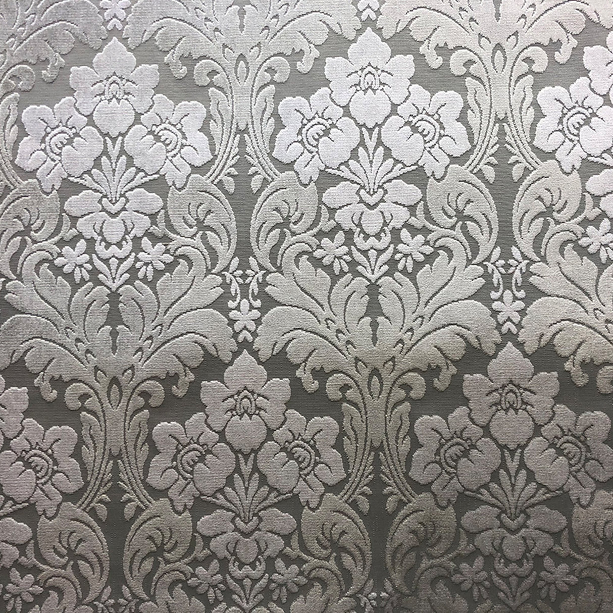 Marsel Cut Velvet Fabric - Damask Floral Pattern, 55" Width (1 Yard)